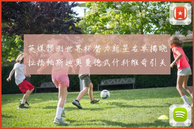 英媒预测世界杯潜力新星名单揭晓拉扬帕斯迪奥曼德武什科维奇引关注